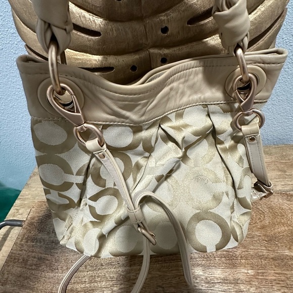 Coach Parker Op Art Shoulder Bag with Crossbody Strap - Picture 5 of 9